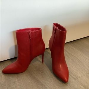 Red Stiletto Boots